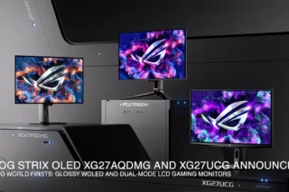 Rog Strix Oled Xg27aqdmg, Rog Strix Xg27ucg, Rog Swift Oled Pg27aqdm Banner