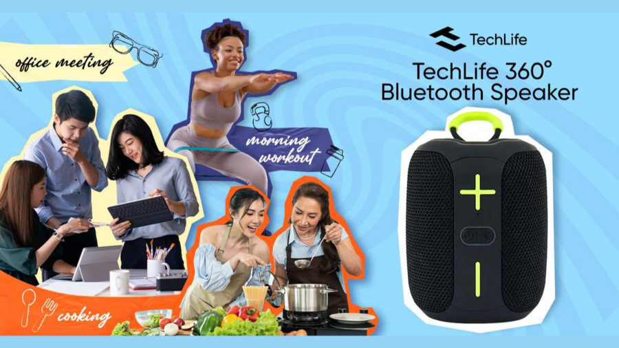 Techlife Techlife 360 Bluetooth Speaker Img