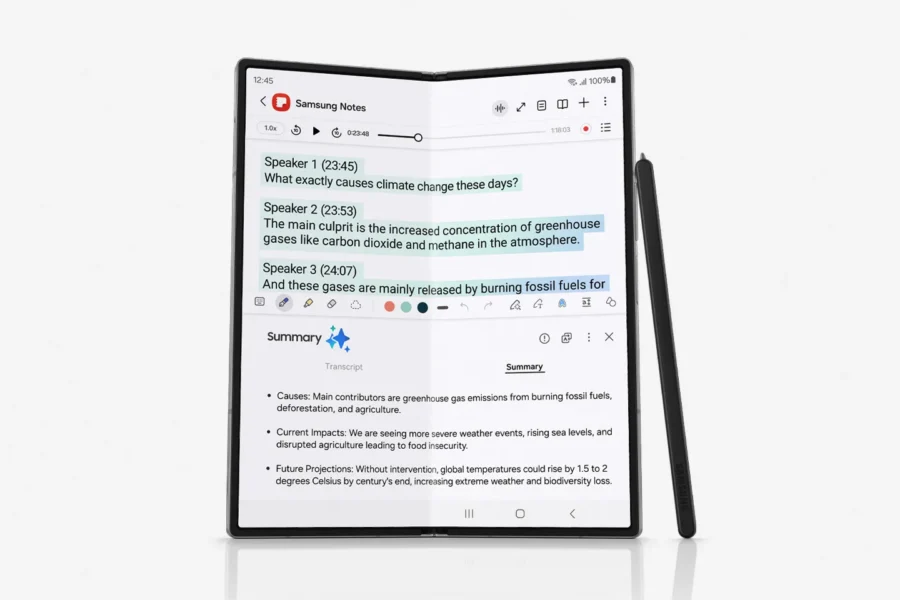 Galaxy 002 Galaxy Z Fold6 Note Assist