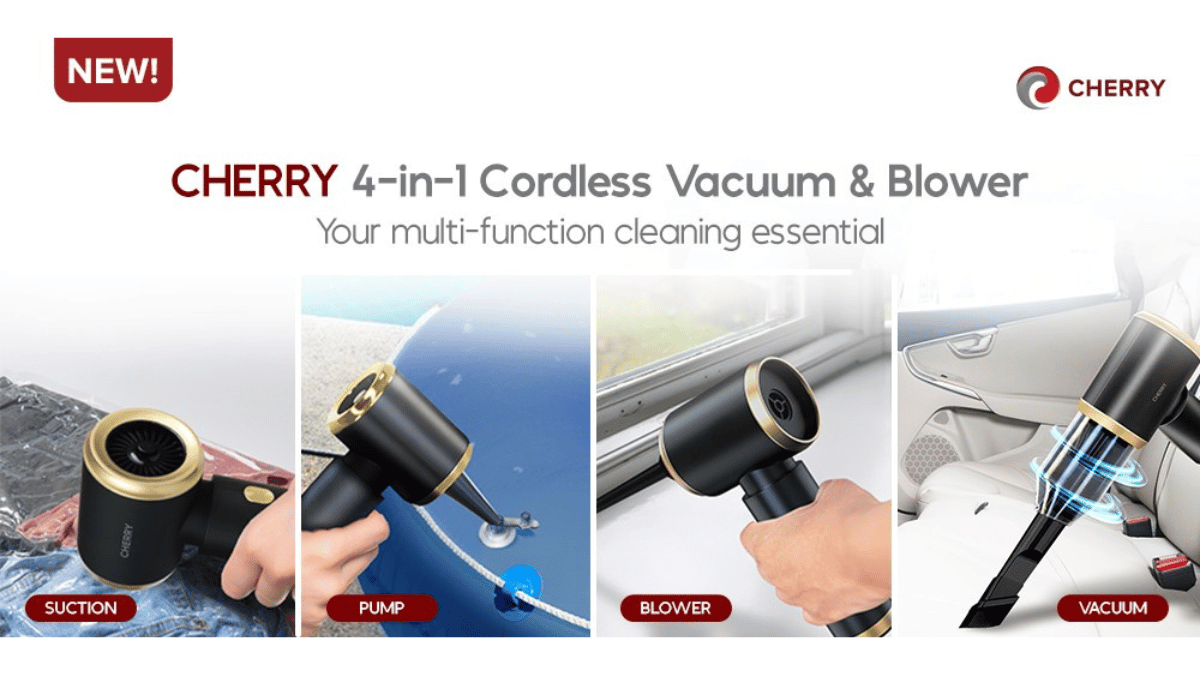 Cherry 4 In 1 Cordless Vacuum Blower Img