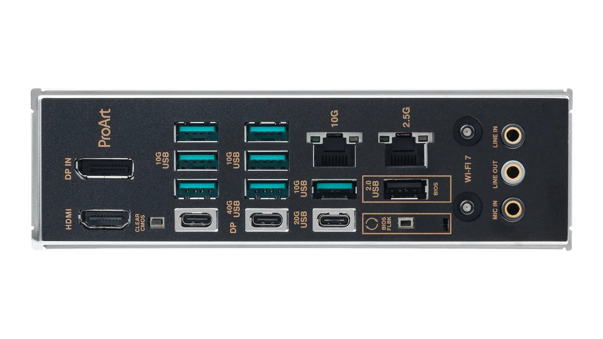 ProArt X870E Creator WiFi IO