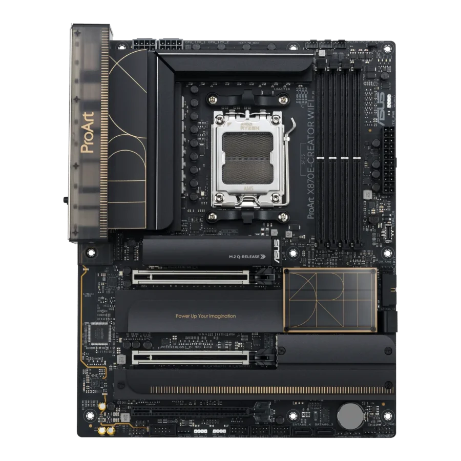 Proart X870e Creator Wifi Front View