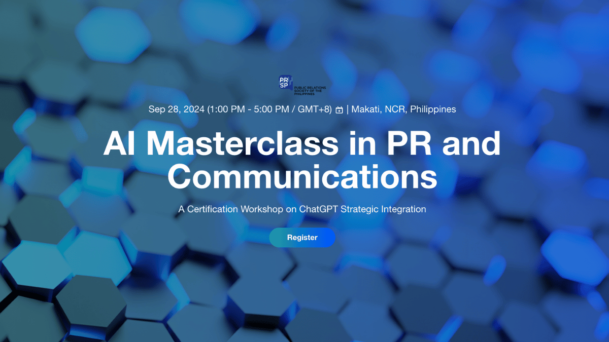 AI Ai Masterclass In Pr And Communications Img