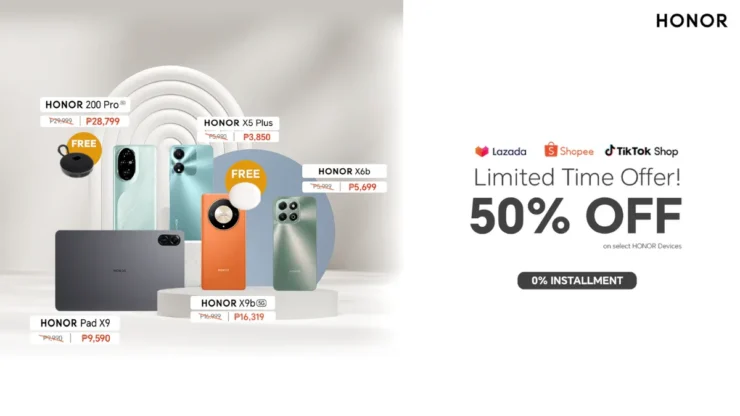 Honor Limited Time Offer 50% Payday Sale Img