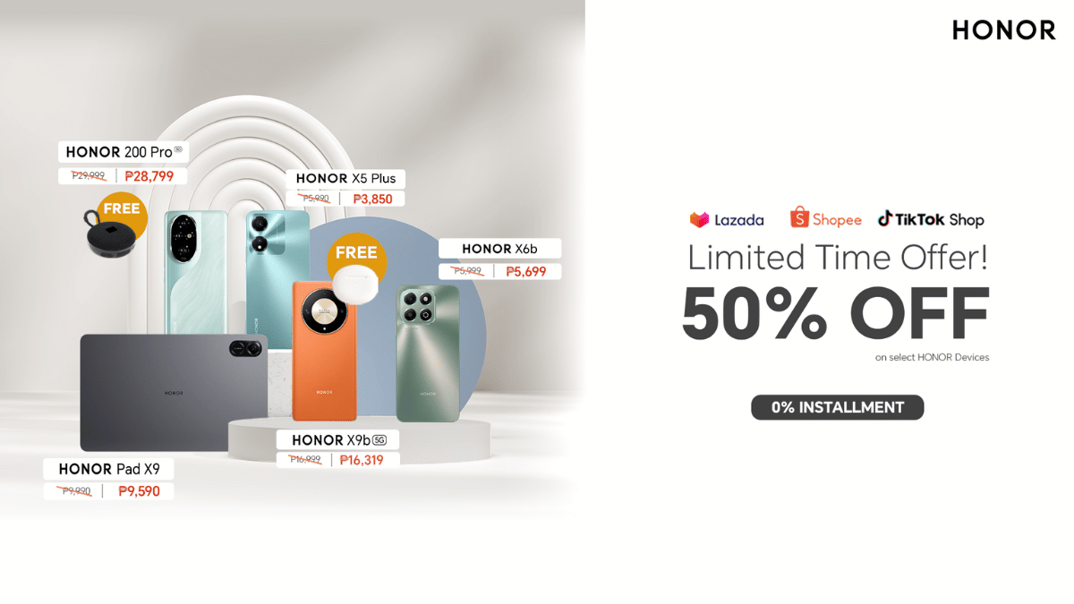 HONOR Honor Limited Time Offer 50% Payday Sale Img