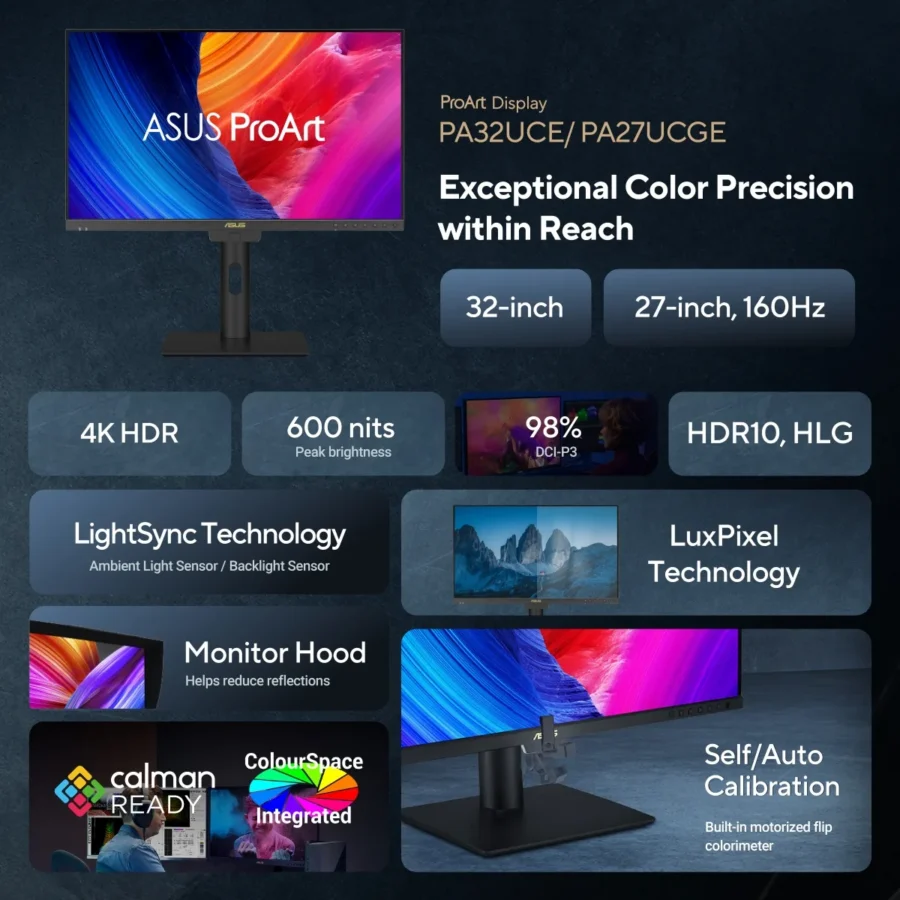 IBC 2024 Proart Display Pa27ucge Pa32uce One Pager