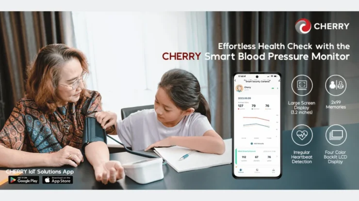 Cherry Smart Blood Pressure Monitor Img