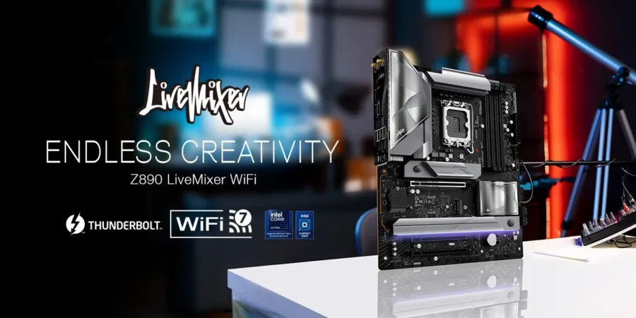 
ASRock Z890 Series LiveMixer WiFi Motherboards aimed for A/V enthusiasts