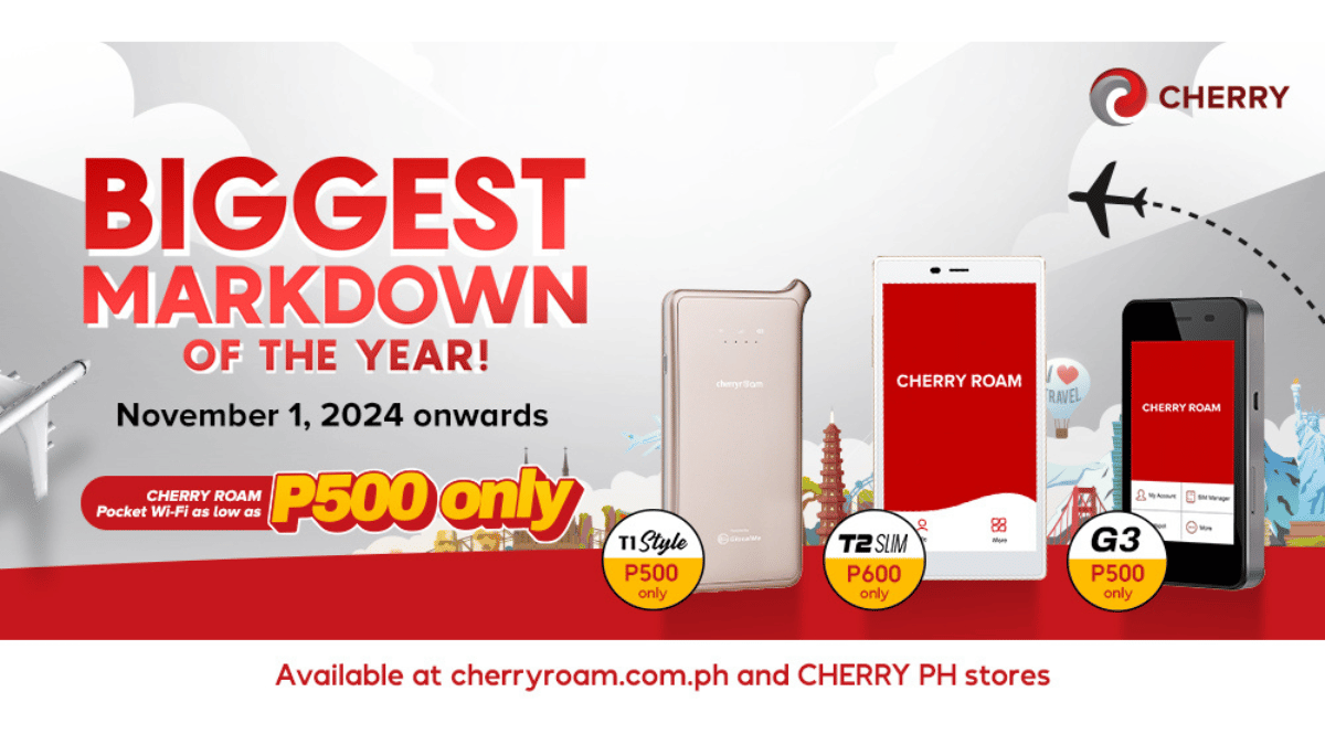 Cherry Roam Pocket Wifi Cherry Markdown Of The Year 2024 Cherry Roam Pocket Wifi