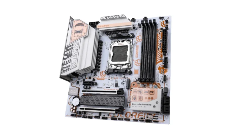 Colorful Colorfire B650m Meow Wifi Motherboard Img
