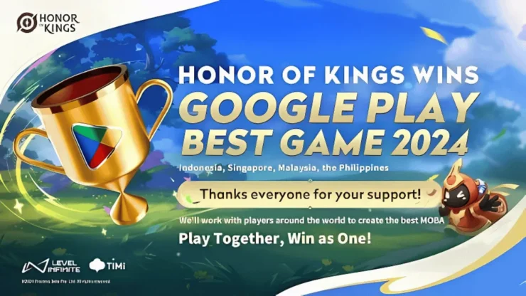 Honor Of Kings Google Play Best Game 2024