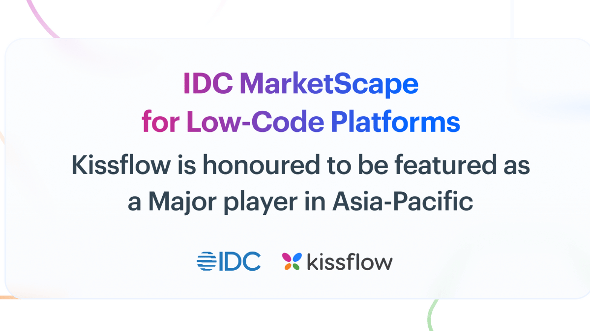 Kissflow Kissflow Idc Marketscape Low Code Platforms Img