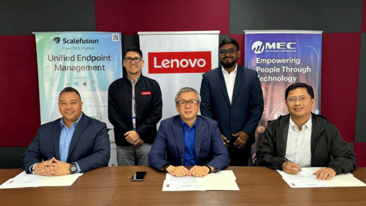 Lenovo Lenovo Taps Mec Networks Corporation As New Software Distributor For The Philippines Img