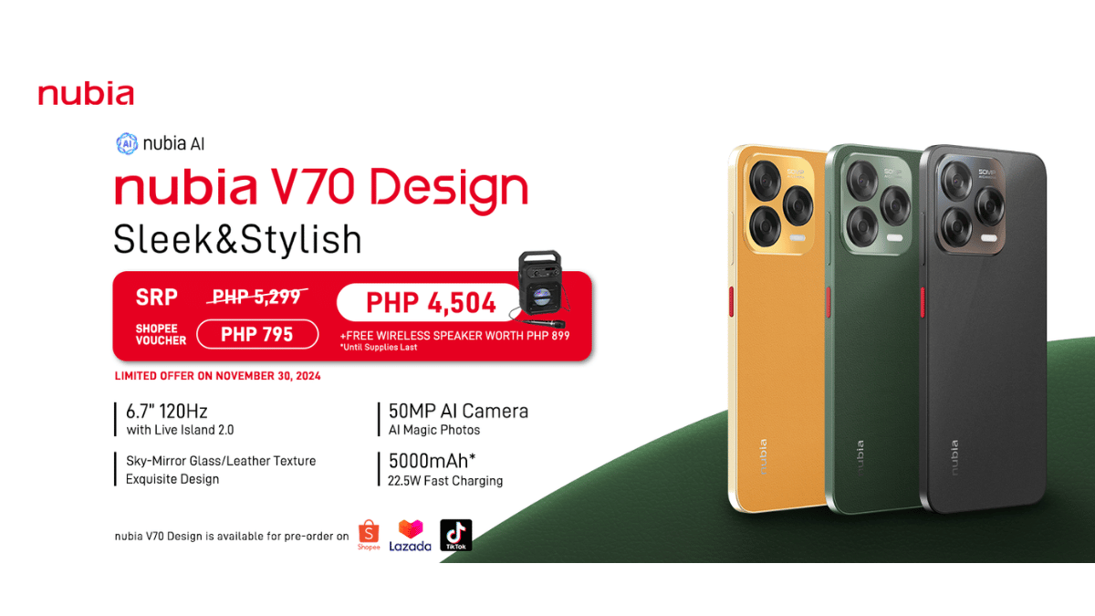 nubia V70 Design Nubia V70 Design Price Img