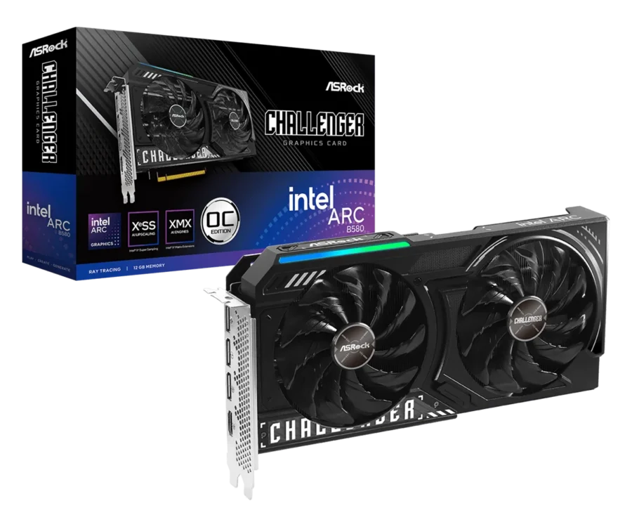 ASRock Intel® Arc™ B5880 Challenger Graphics Card
