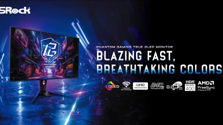 ASRock Unveils New Phantom Gaming OLED Series Monitors for the Ultimate Gaming Experience