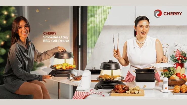 Cherry Smokeless Easy Bbq Grill Deluxe Img
