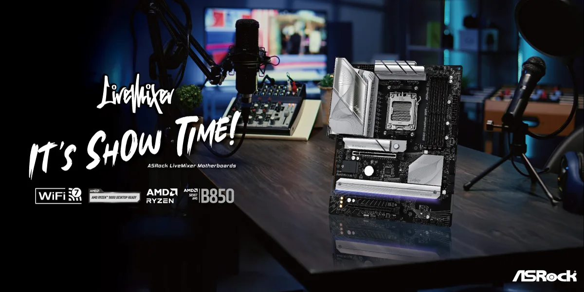 ASRock B850 LiveMixer Motherboards