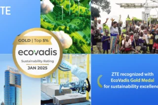 ZTE recognized with EcoVadis Gold Medal