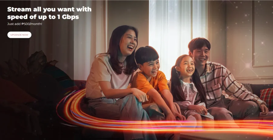PLDT HOME FIBER 1 GBPS EXTRA