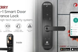 CHERRY 6-in-1 Smart Door Entrance Lock