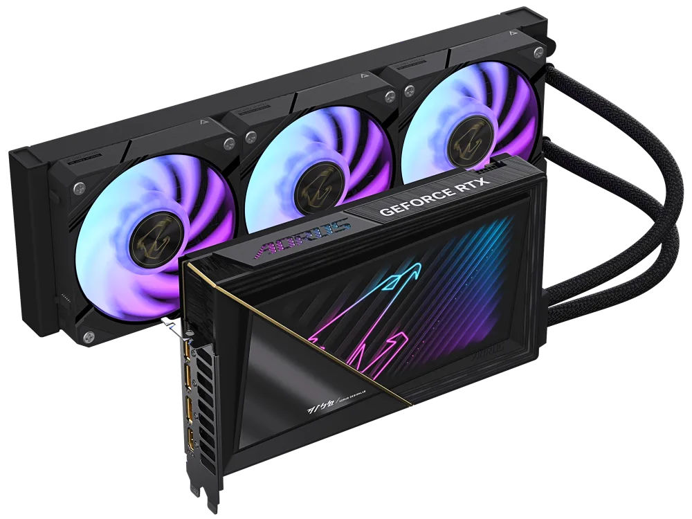 GIGABYTE GeForce RTX 50 Series ORUS GeForce RTX™ 5090 XTREME WATERFORCE 32G-01