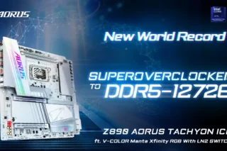 Z890 AORUS Tachyon Record Banner