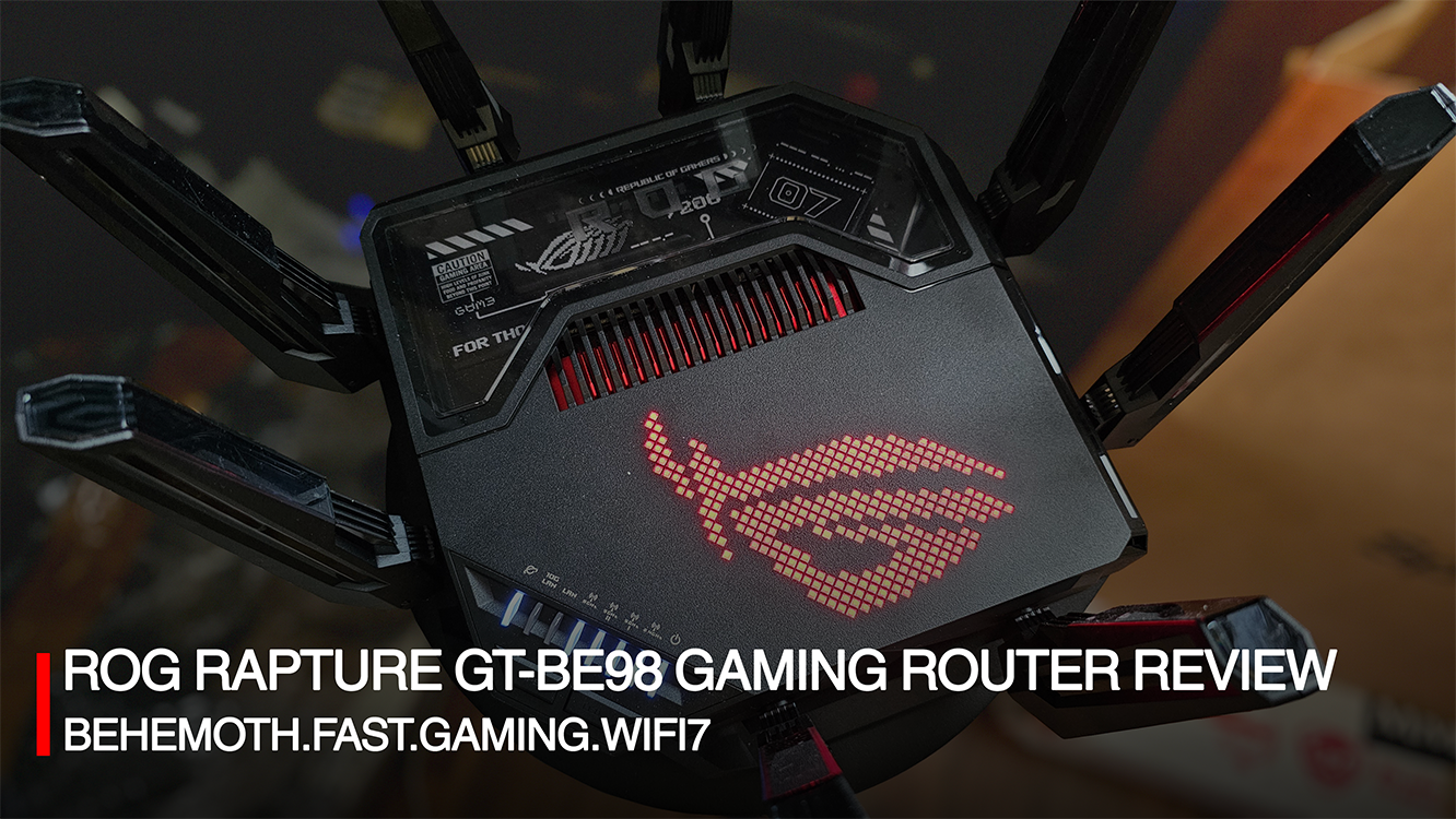 ROG Rapture GT-BE98 ROG Rapture GT-BE98 Review Banner