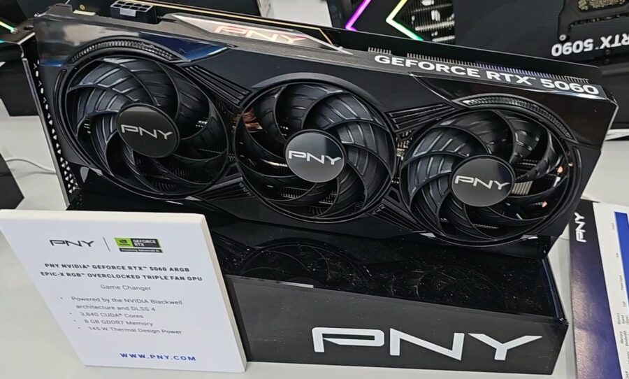PNY Epic-X RTX 5060 8GB ARGB
