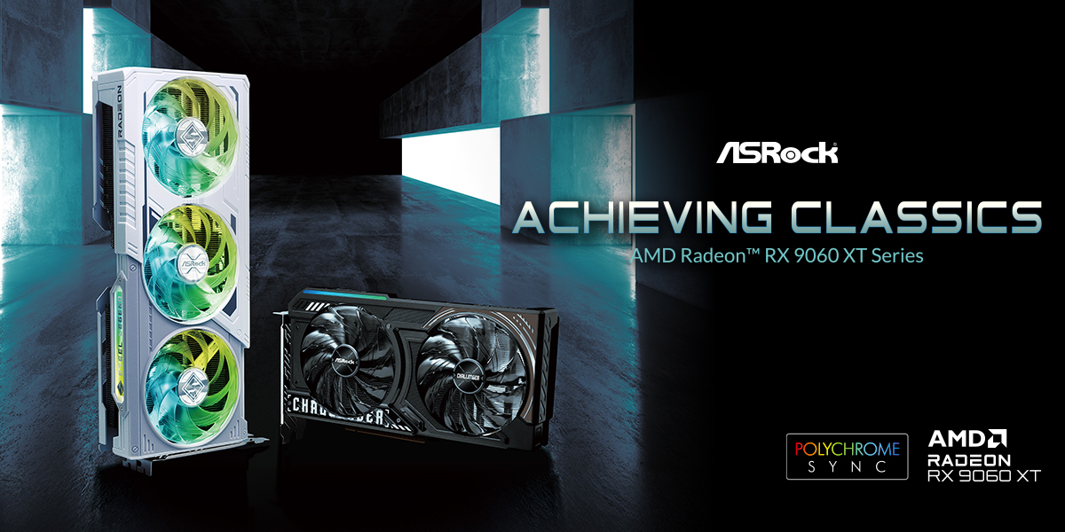 ASROCK AMD Radeon RX 9060 XT ASRock Reveils AMD Radeon RX 9060 XT Series Graphics Cards