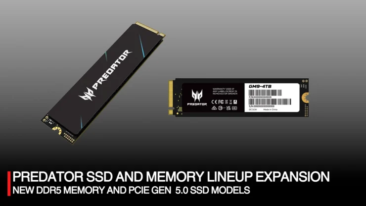PREDATOR SSD and Memory