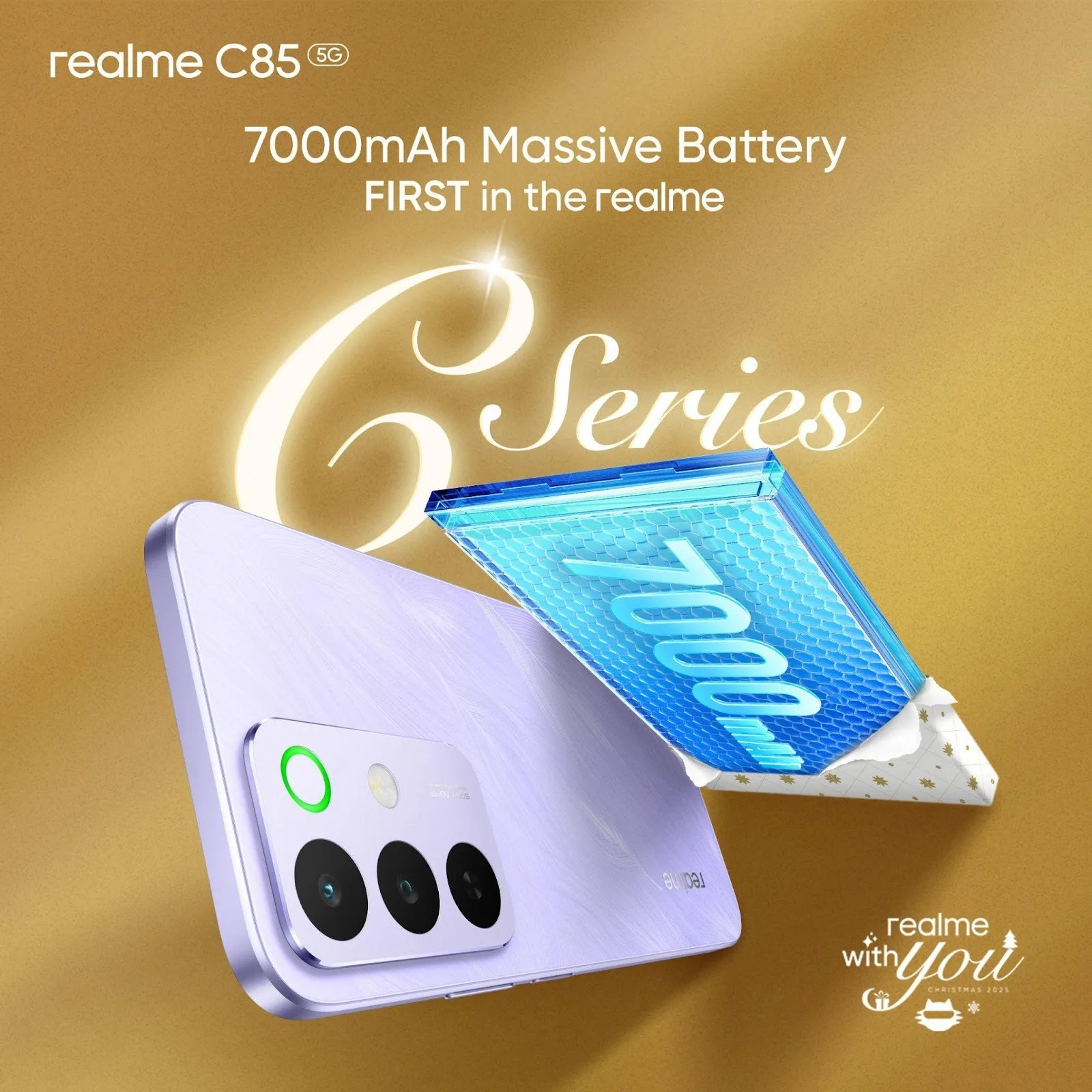 realme C85 5G Battery
