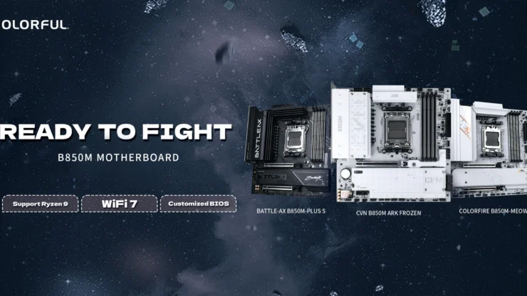 Colorful B850 New Motherboards