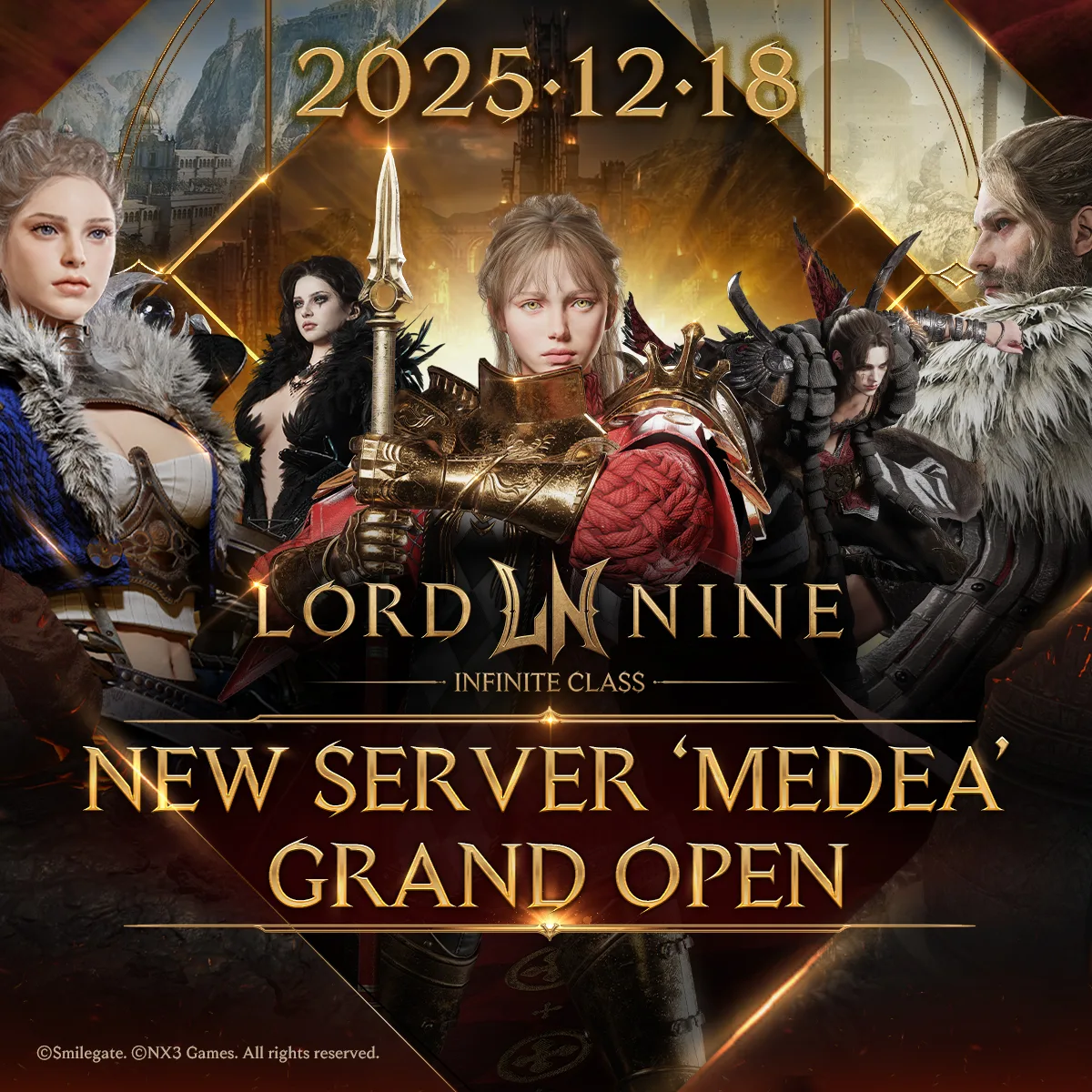 Lordnine new server Medea