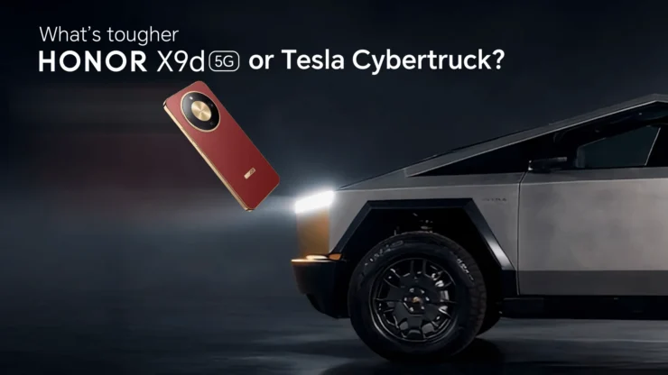 HONOR X9d 5G or Tesla Cybertruck img