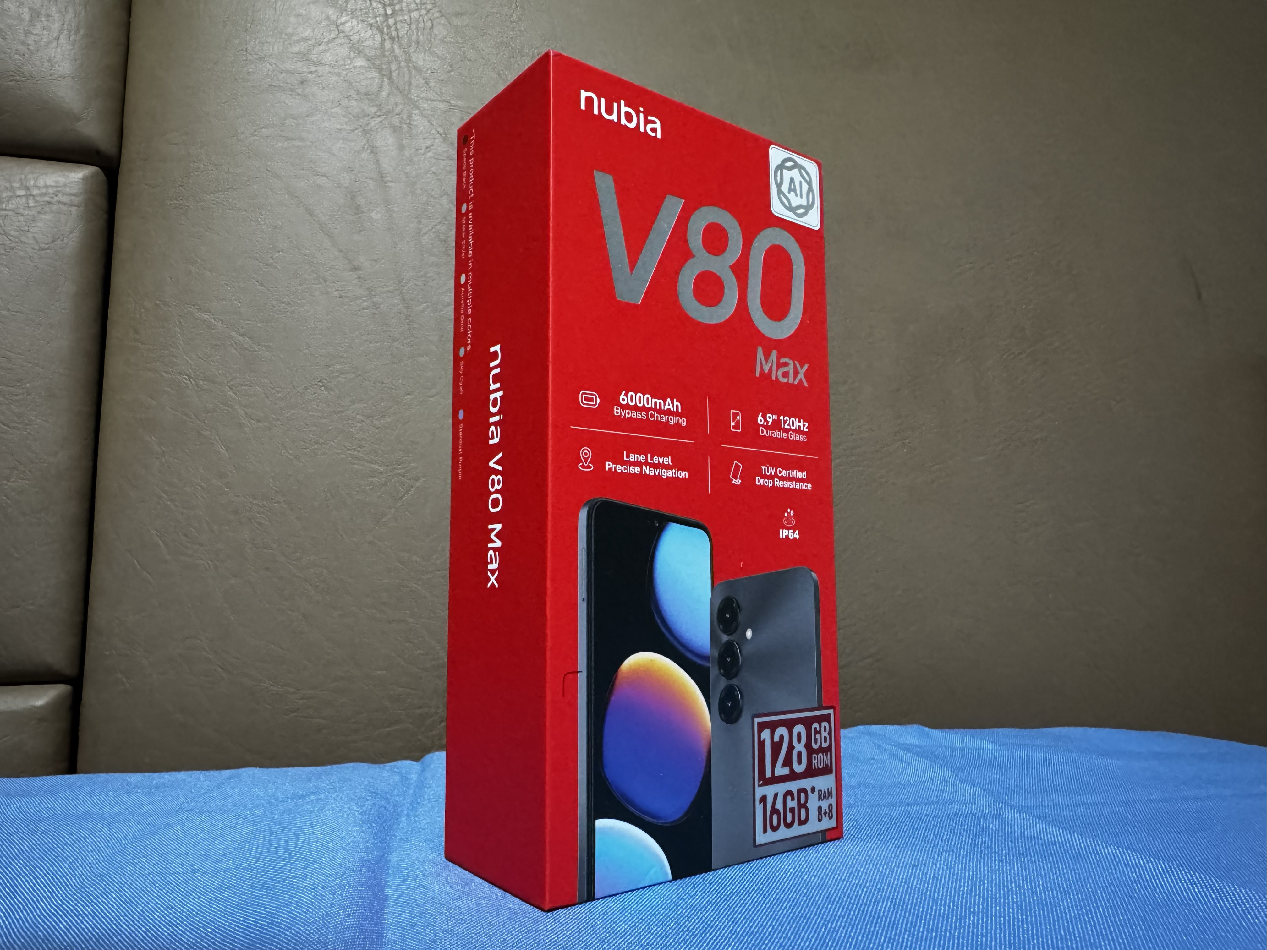 nubia V80 Max Box 