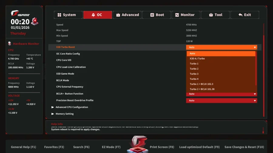 iGame X870E VULCAN BIOS