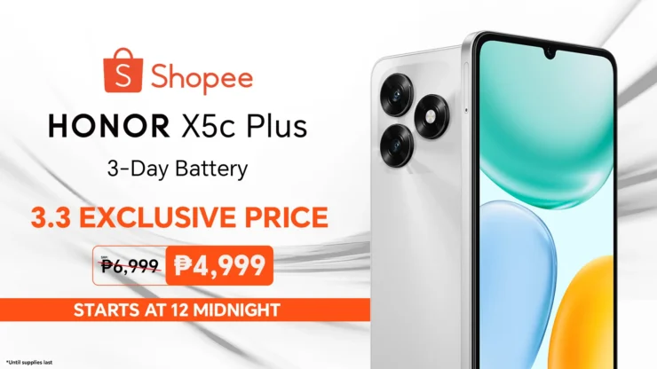HONOR X5c Plus Shopee 3.3