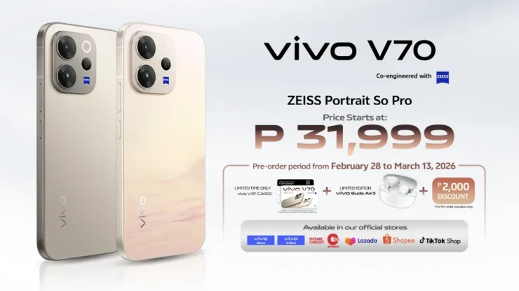 vivo V70 pre-order