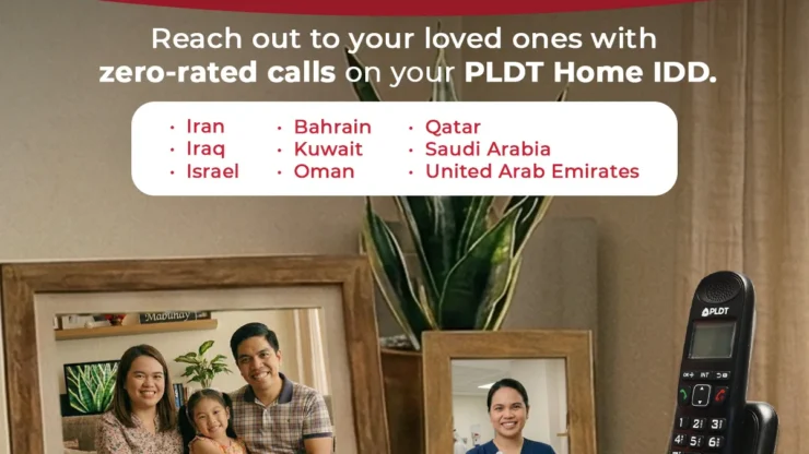 PLDT Home Free IDD Calls to the Middle East