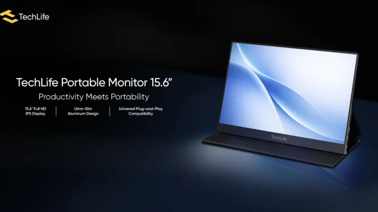 TechLife Portable Monitor 15.6"