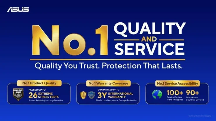 ASUS No. 1 Quality & Service Program