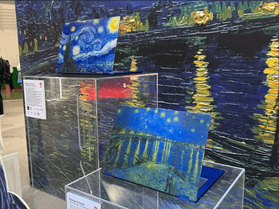 MSI Prestige 14 Flip AI Vincent Van Gogh Edition
