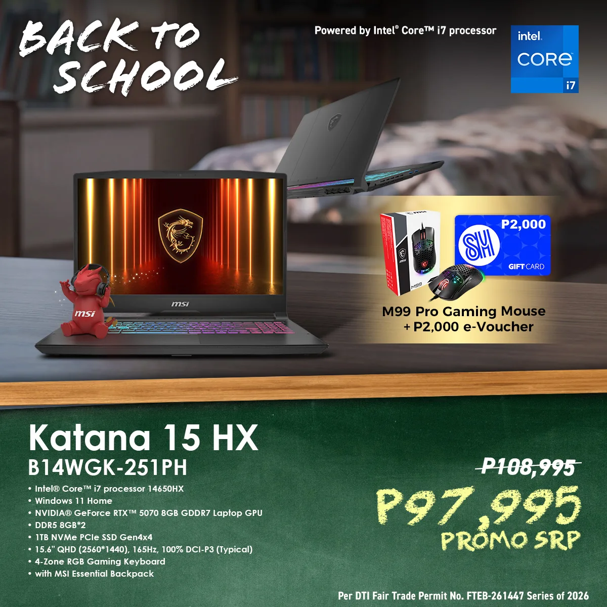 MSI Back-to-School MSI Back-to-School