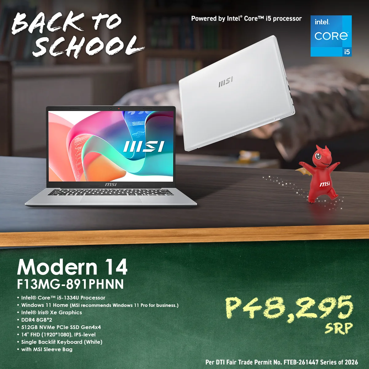 MSI Back-to-School MSI Back-to-School