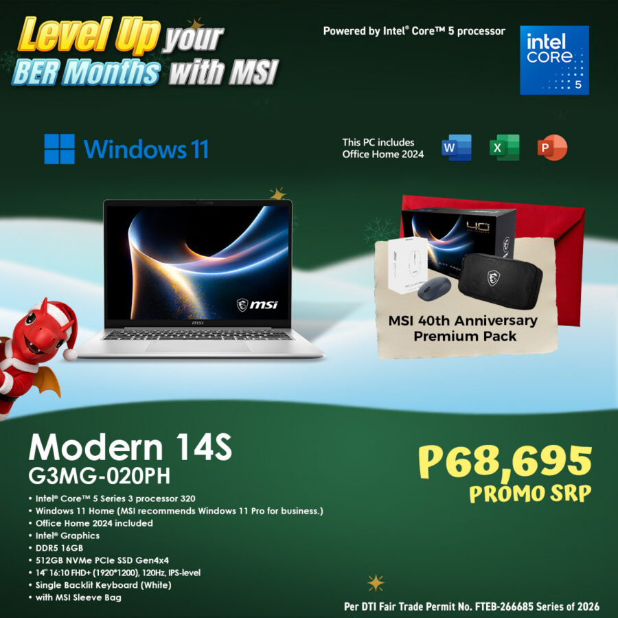 MSI Level Up Your BER Months MSI Level Up Your BER Months