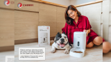 A HEALTHY HOME, FREE FROM WORRY FOR YOUR FUR BABYWITH CHERRY SMART PET FEEDER PLUS