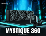 DeepCool Announces the MYSTIQUE AIO Liquid Coolers Refined with Stunning 2.8″ LCD Screens with Next-Gen Cooling Technology at a Very Competitive Price