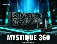 DeepCool Announces the MYSTIQUE AIO Liquid Coolers Refined with Stunning 2.8″ LCD Screens with Next-Gen Cooling Technology at a Very Competitive Price