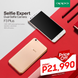 OPPO F3 Plus Price Off – Now at P21,990